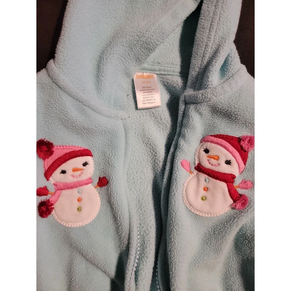 Gymboree cozy‎ cutie snowman sweatshirt size 2t 3t